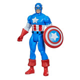 Hasbro Marvel Legends Retro Captain America Action Figure Hasbro Kenner Unpunched 