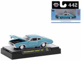  M2 Machines Assortment Series 68 : 1970 Oldsmobile Cutlass 442 Aqua R68 