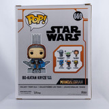  Funko POP! Deluxe Star Wars Mandalorian Bo-Katan Kryze On The Throne #669 
