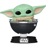  Funko Pop! Star Wars: The Mandalorian Grogu in Hover-Pram Vinyl Figure  #664 