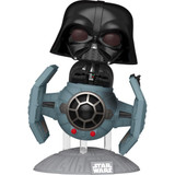  Funko Pop Star Wars Dark Side Darth Vader with Tie Advanced x1 Starfighter #742 