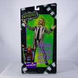  NECA Beetlejuice Striped Suit 7" Action Figure with Handbook and Snake 