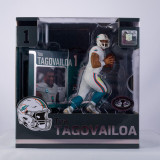 McFarlane Toys McFarlane NFL Legacy Tua Tagovailoa Miami Dolphins 7" Figure Platinum Chase 