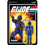 Hasbro G.I. Joe Reaction Figures (Dark Skin) Cobra Trooper Infantry Super7 Unpunched 