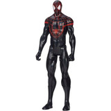 Hasbro Marvel Ultimate Spider-Man Miles Morales 12" Titan Hero Action Figure Black NEW 