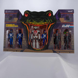 Super7 G.I. Joe ReAction Pyramid of Darkness Pack SDCC 2022 Exclusive Snakeling Box Set 
