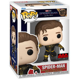  Funko Pop Spider Man No Way Home Black Suit Unmasked #1073 AAA Anime Exclusive 