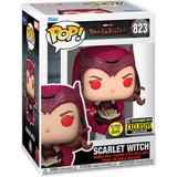  Funko Pop Wandavision Scarlet Witch #823 Glow in the Dark Entertainment Earth 