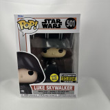  Funko Pop! Star Wars The Mandalorian Luke Skywalker #501 GITD Glow EE Exclusive 