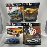  M2 Machines 1:64 Auto-Drivers R85 Complete Set of 4 Road Runner Camaro Mustang + 