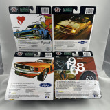  M2 Machines 1:64 Auto-Drivers R85 Complete Set of 4 Road Runner Camaro Mustang + 