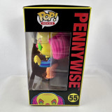  Funko Pop! IT The Movie Pennywise Entertainment Earth Exclusive Blacklight #55 