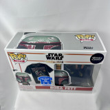 Funko NEW Funko Pop and Tee Star Wars The Mandalorian METALLIC Boba Fett #462 XL Shirt 