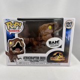  Funko Pop! Jurassic World Dominion Atrociraptor Red #1217 BAM Exclusive Figure 