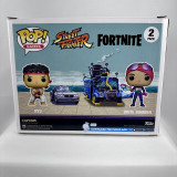  Funko Pop! Games Street Fighter Fortnite Ryu & Brite Bomber 2-Pack Figures 