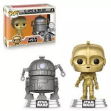  Funko POP! C-3PO and R2-D2 Star Wars Concept Series Galactic Convention Disney 