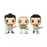  Funko Pop! Rocks: Blink 182: Mark Hoppus Travis Barker Tom Delonge Vinyl Figures 