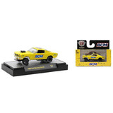  M2 Machines 1966 Ford Mustang Gasser B&M Racing Auto Thentics R74 22-74 Yellow 