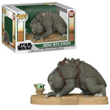 Funko Pop Star Wars Grogu with Rancor Entertainment Earth Exclusive Figure #587 