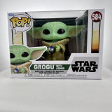  Funko Pop! Disney  Star Wars  Book of Boba Fett - Grogu with Armor #584 Figure 