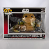  Funko Pop! Star Wars Jabba the Hutt & Salacious B Crumb #611 Deluxe ROTJ 40th 
