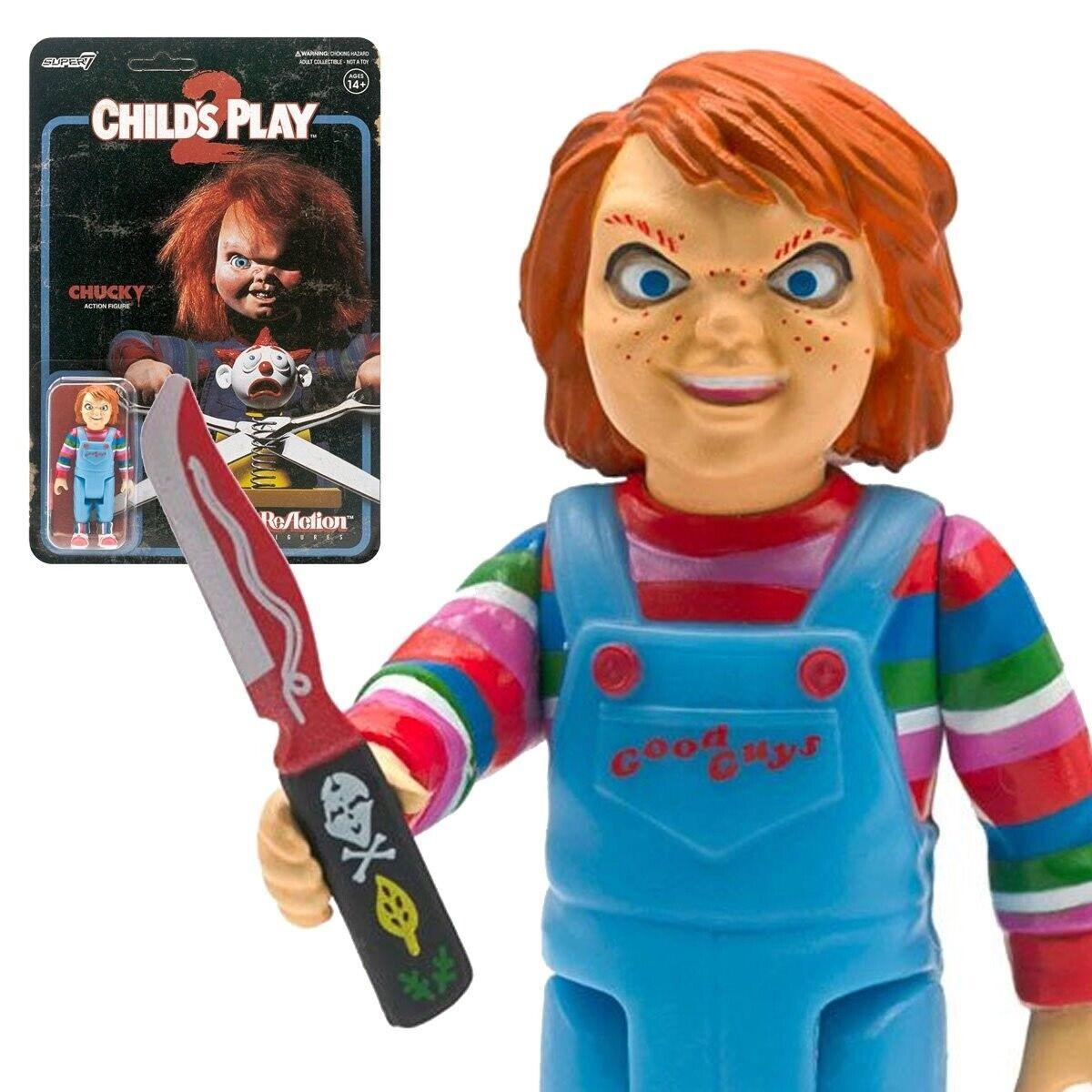 Super7 ReAction Child's Play 2 Evil Chucky 3.75