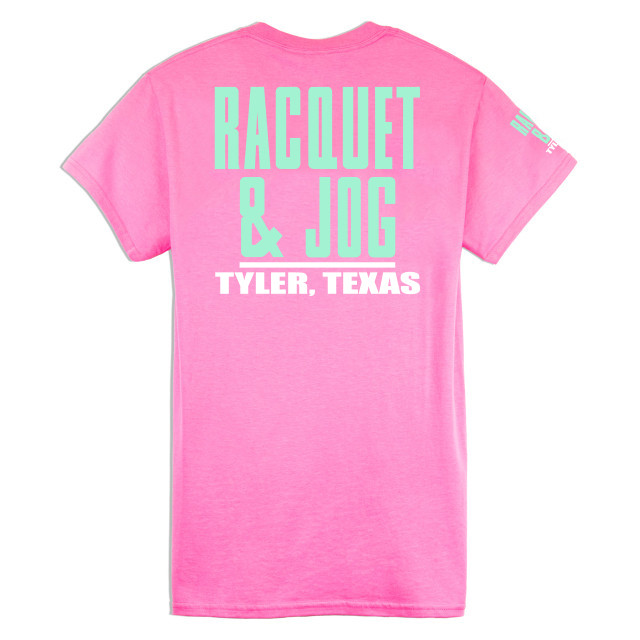 TYLER'S Azalea/Bright Mint Block Tee | TYLER'S