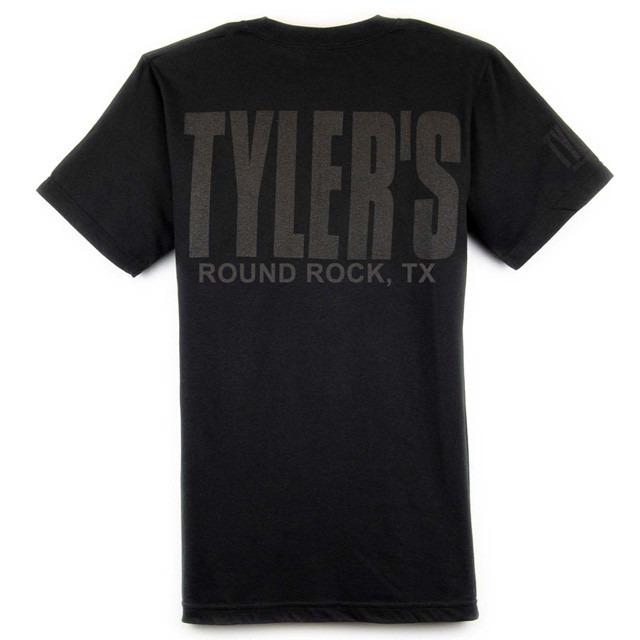 TYLER'S Black/Black Block Tee | TYLER'S