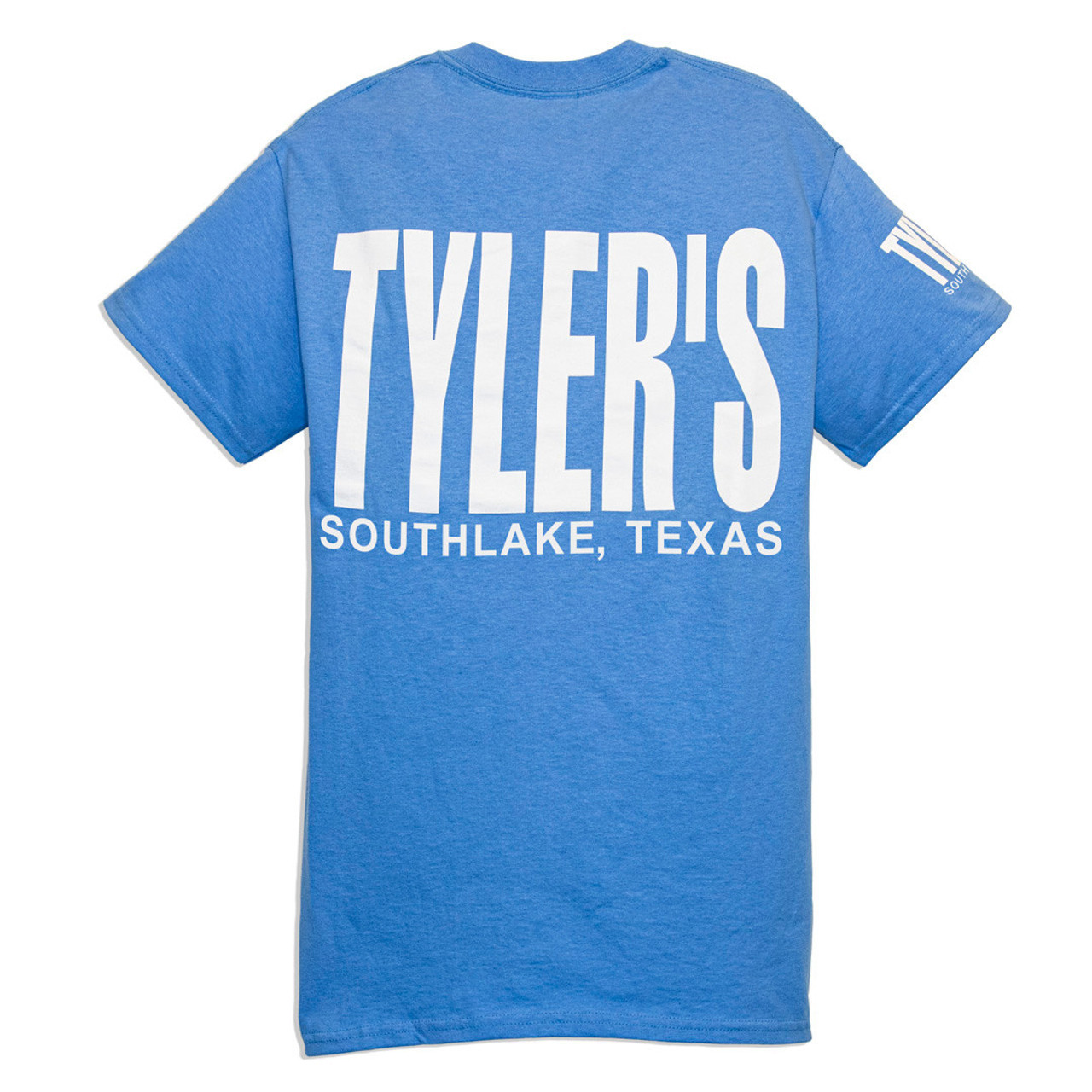 TYLER'S Light Blue/White Block Tee | TYLER'S