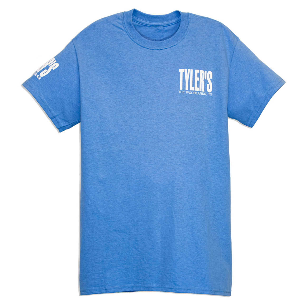 TYLER'S Light Blue/White Block Tee | TYLER'S
