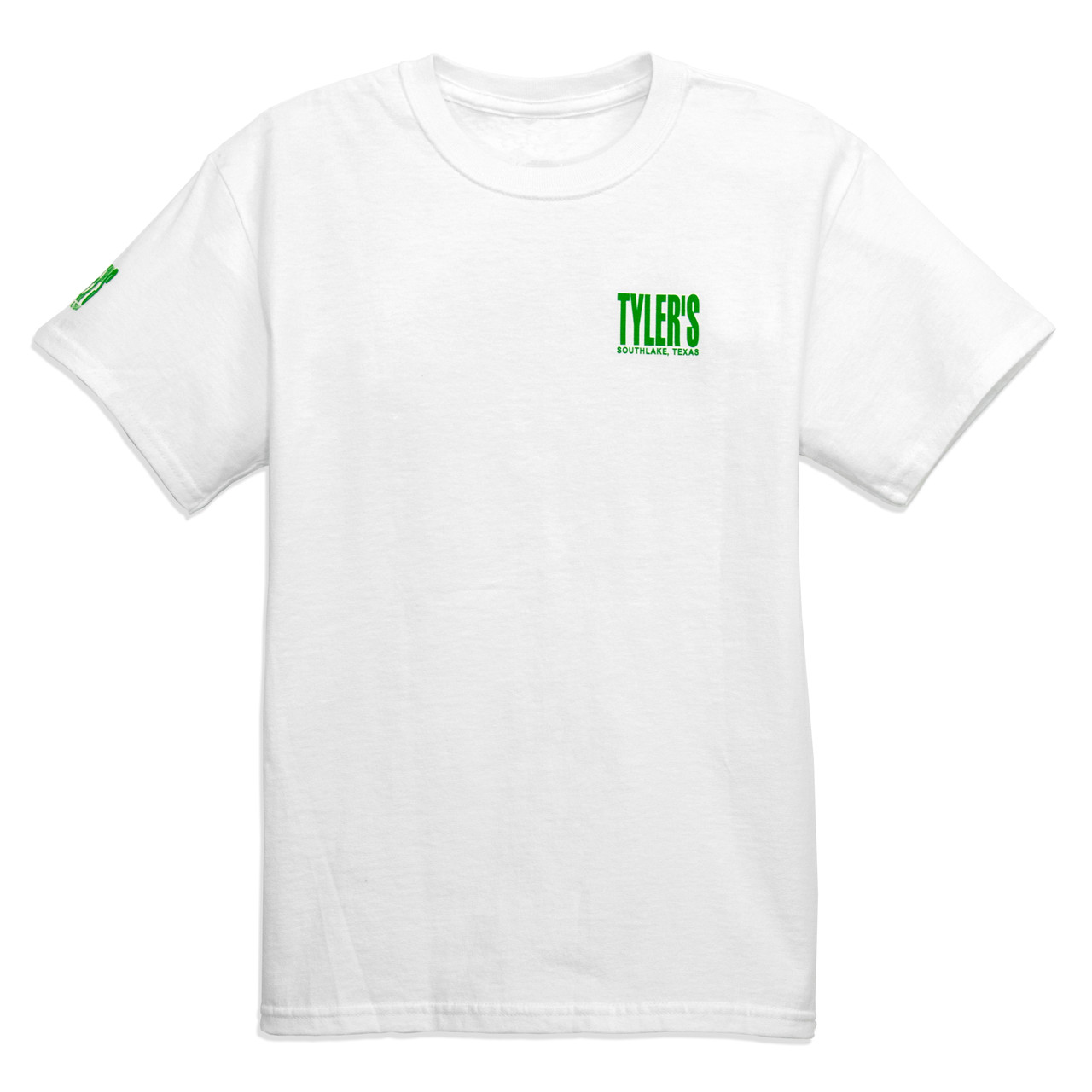 Kids' White/Green Tee | TYLER'S