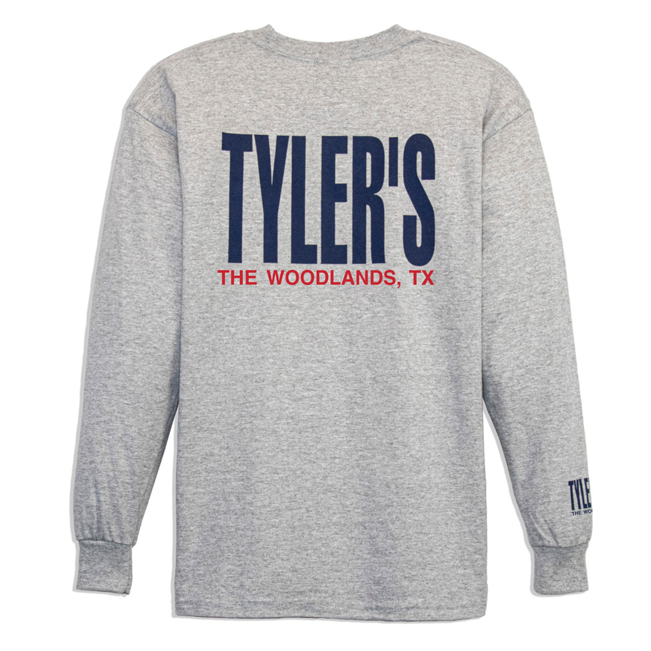 TYLER'S Kids' Grey/Navy Long Sleeve Tee | TYLER'S
