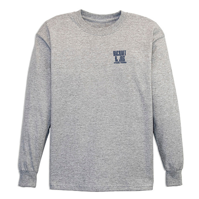 TYLER'S Kids' Grey/Navy Long Sleeve Tee | TYLER'S