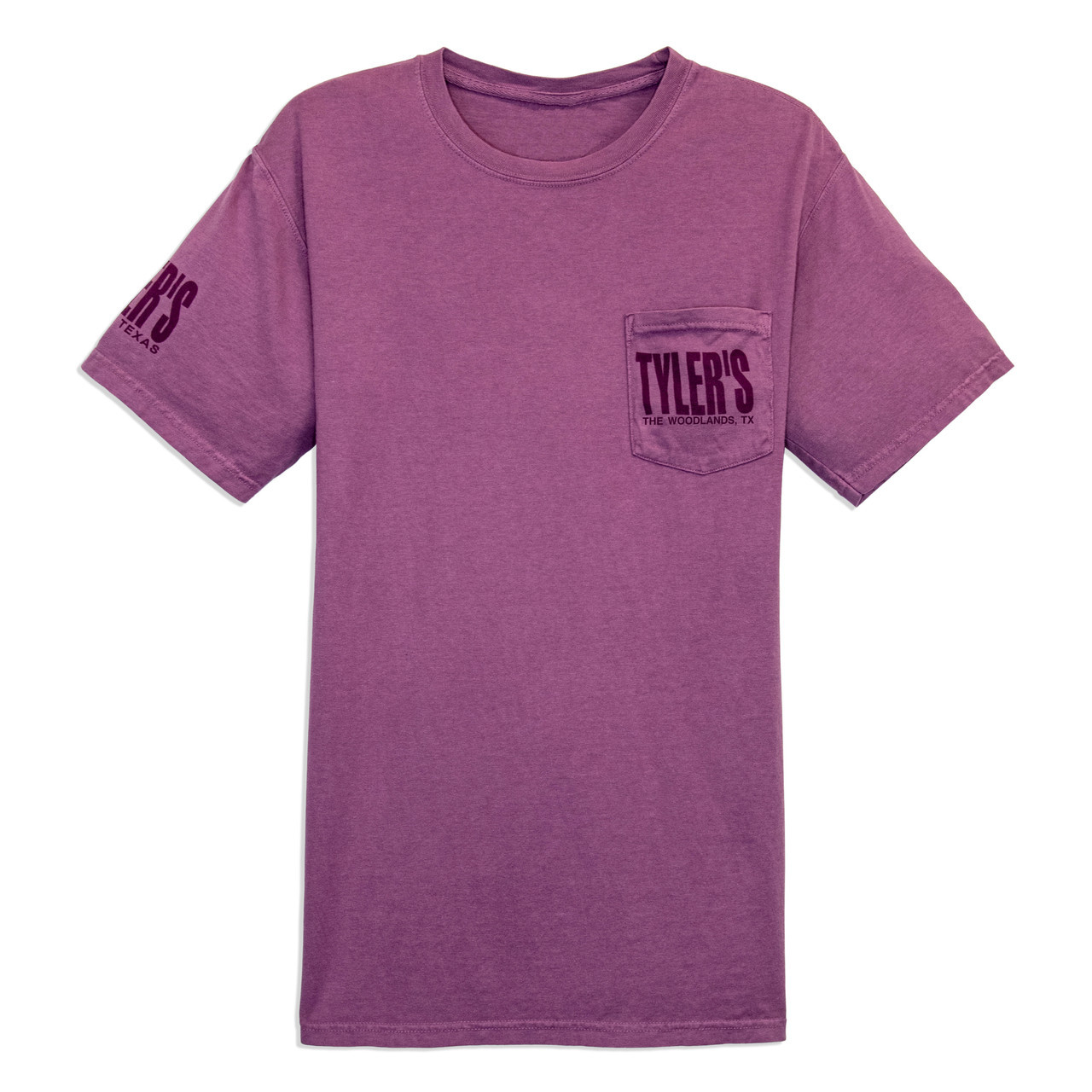 TYLER'S Purple Plum Comfort Color Pocket Tee | TYLER'S