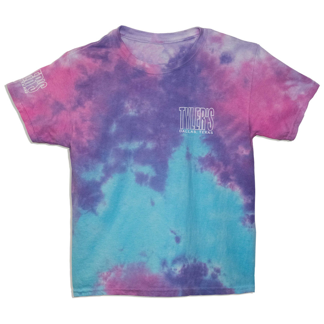 TYLER'S Kids' Cotton Candy Tie Dye Outline Tee | TYLER'S
