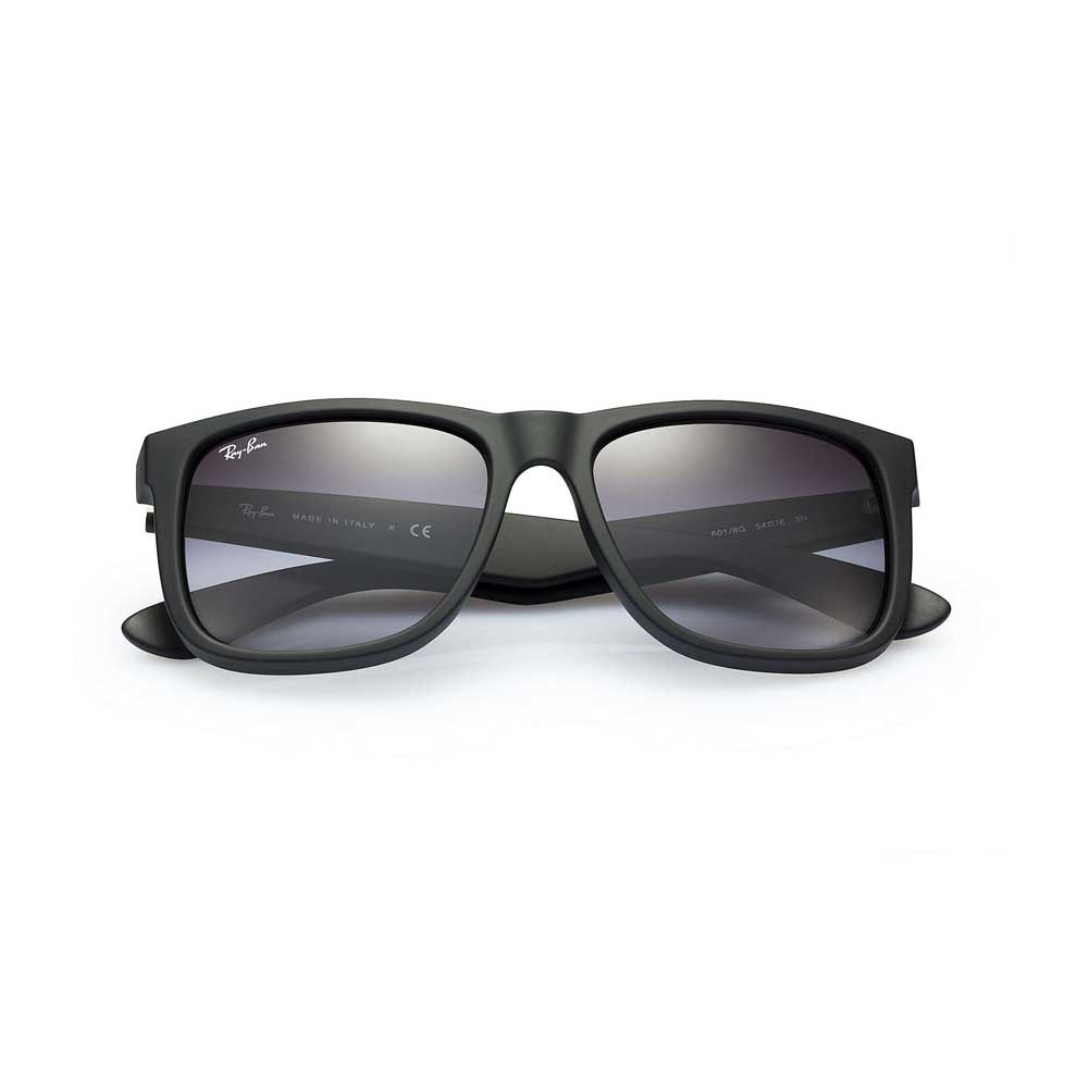 Ray-Ban RB 4145 JUSTIN サングラス マットブラック Ray-Ban Ray-Ban Justin Classic Sunglasses - Black/Grey Gradient