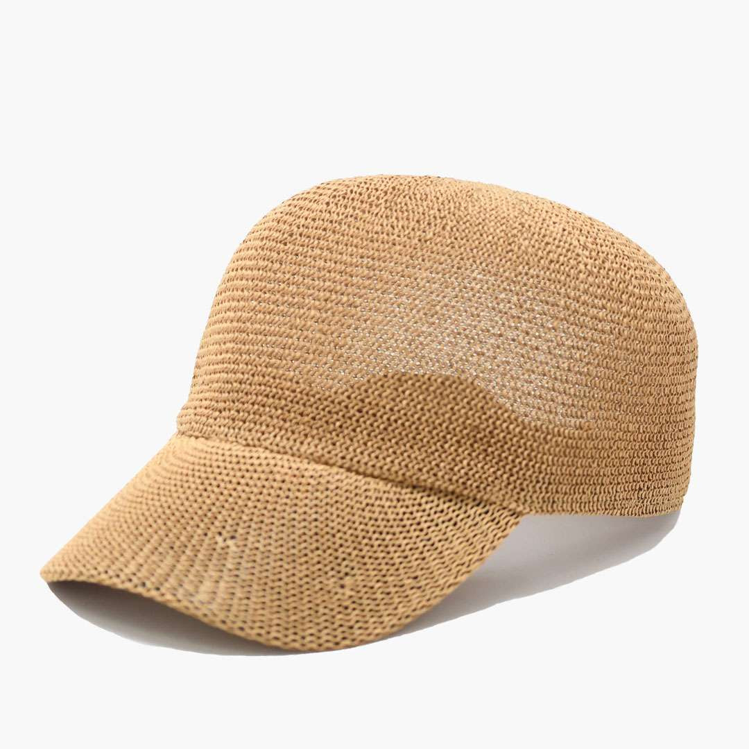 New Wyeth Woven Straw Adjustable Natural Baseball Cap Hat One Size NWT Wyeth by Todd Magill Natural Woven Straw Baseball Cap main image 3