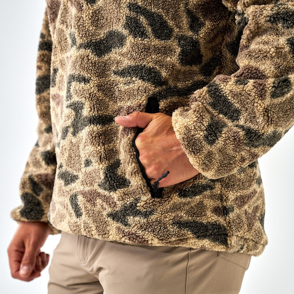 Burlebo Men's Sherpa Quarter Zip | TYLER'S