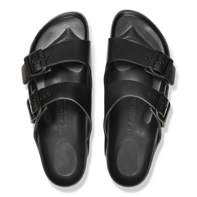 Men’s Birkenstock Black Two-Buckle EVA Slide Sandals size 43 Birkenstock men main image 2
