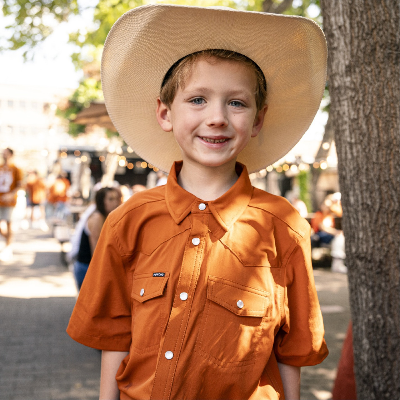 Poncho Outdoor Boys' Western Snapshirt | TYLER'S