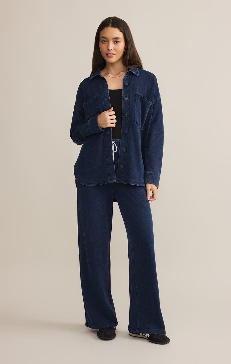 Z Supply Women's All Day Knit Denim Jacket | TYLER'S