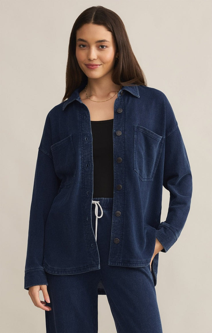 Z Supply Women's All Day Knit Denim Jacket | TYLER'S
