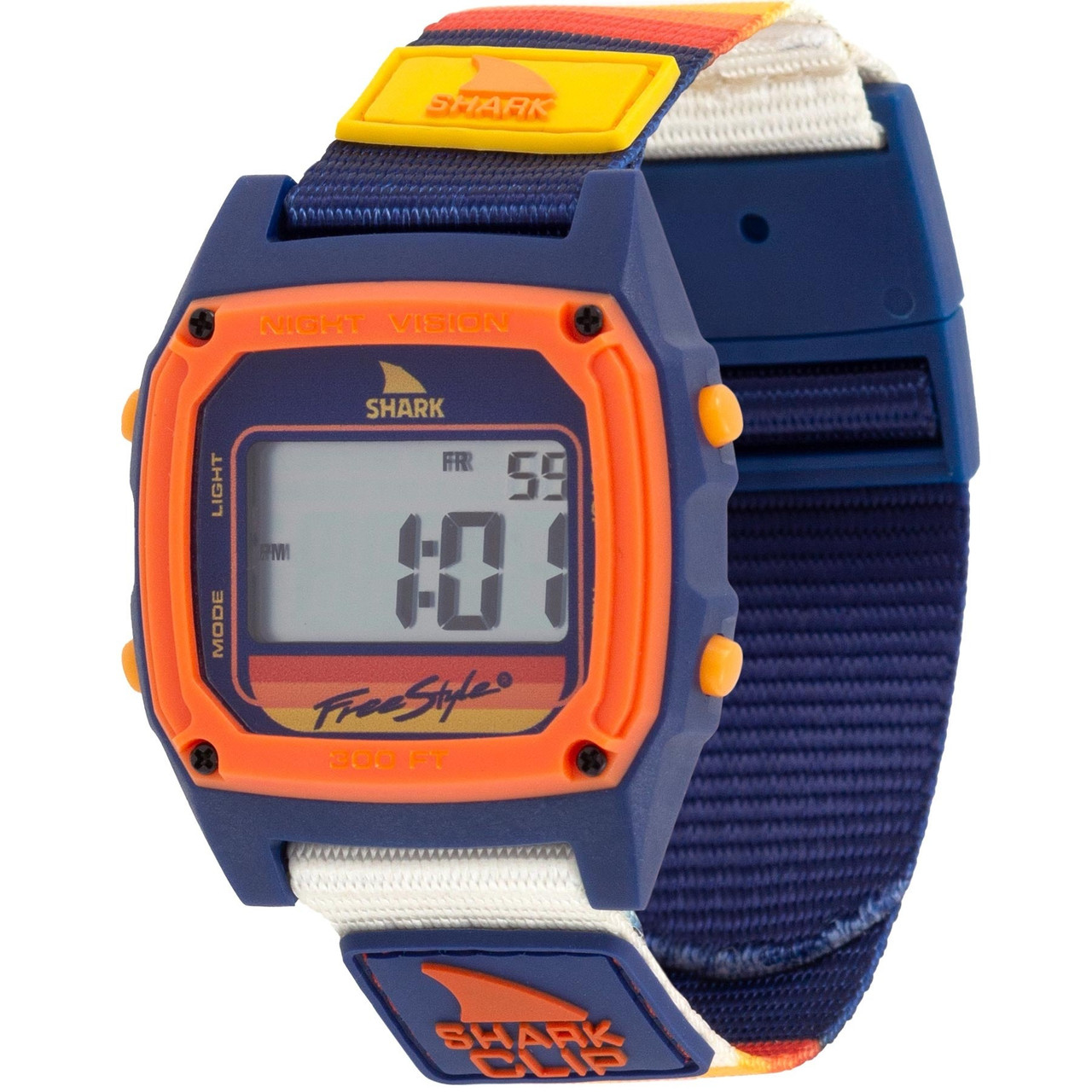 フリースタイルシャーク クラシック CLIP 腕時計 オレンジ サーフィン Freestyle Surf City Shark Classic Clip Watch | TYLER'S