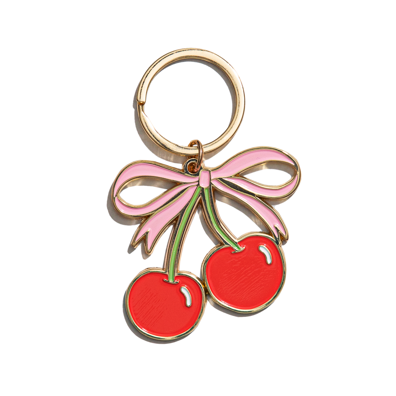 MYWEAKNESS フリンジデザイン キーホルダー　ともさかりえ Brittany Paige Cherries Enamel Keychain | TYLER'S