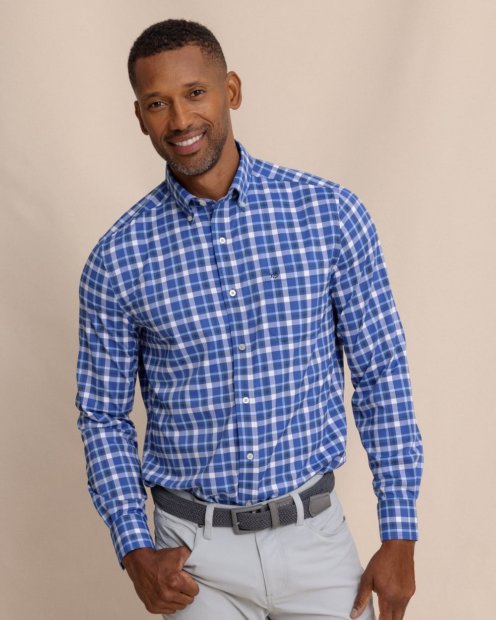 Southern Tide River Ridge Plaid Sport Shirt | TYLER'S