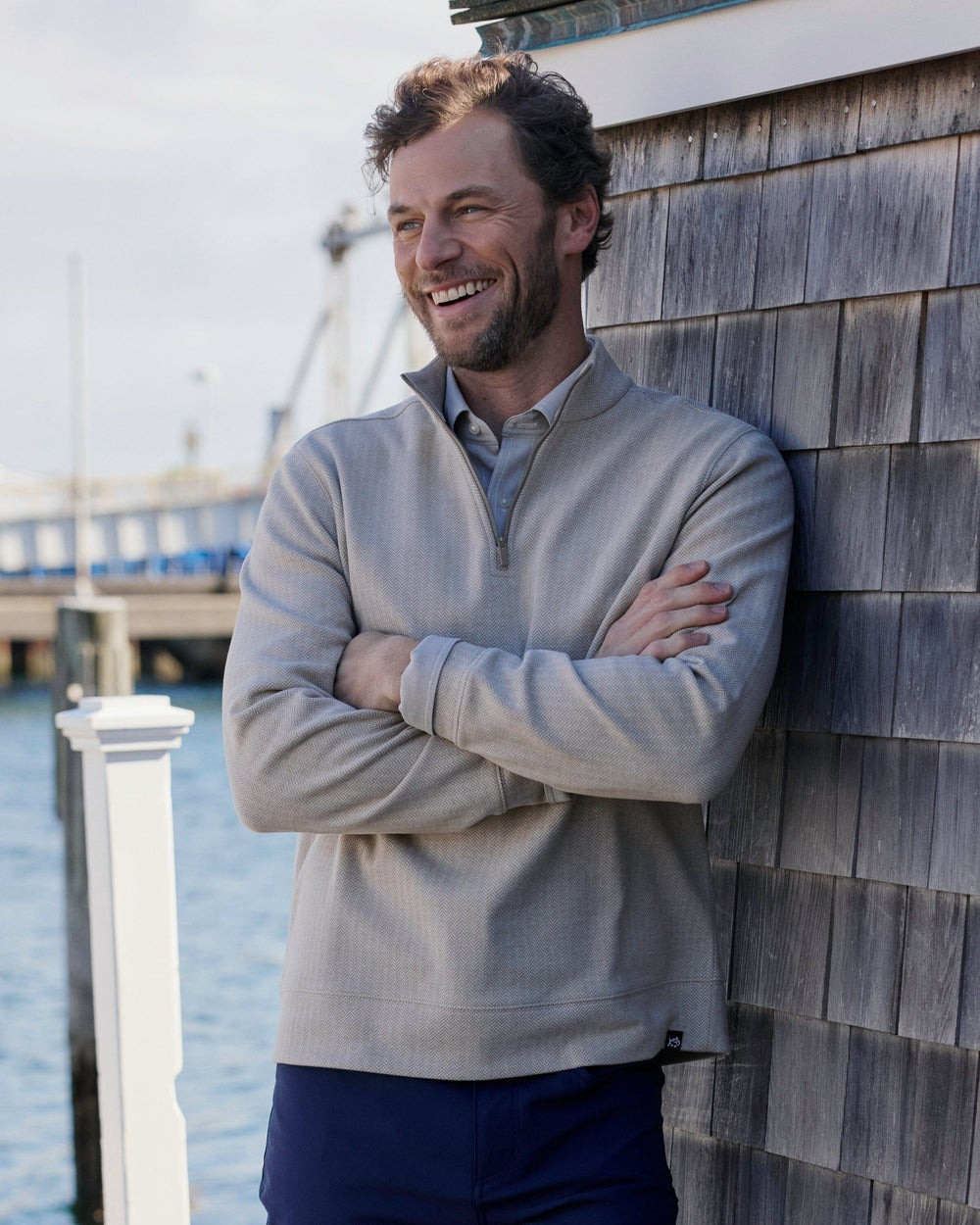 Southern Tide Men's Adler Lane Quarter Zip | TYLER'S
