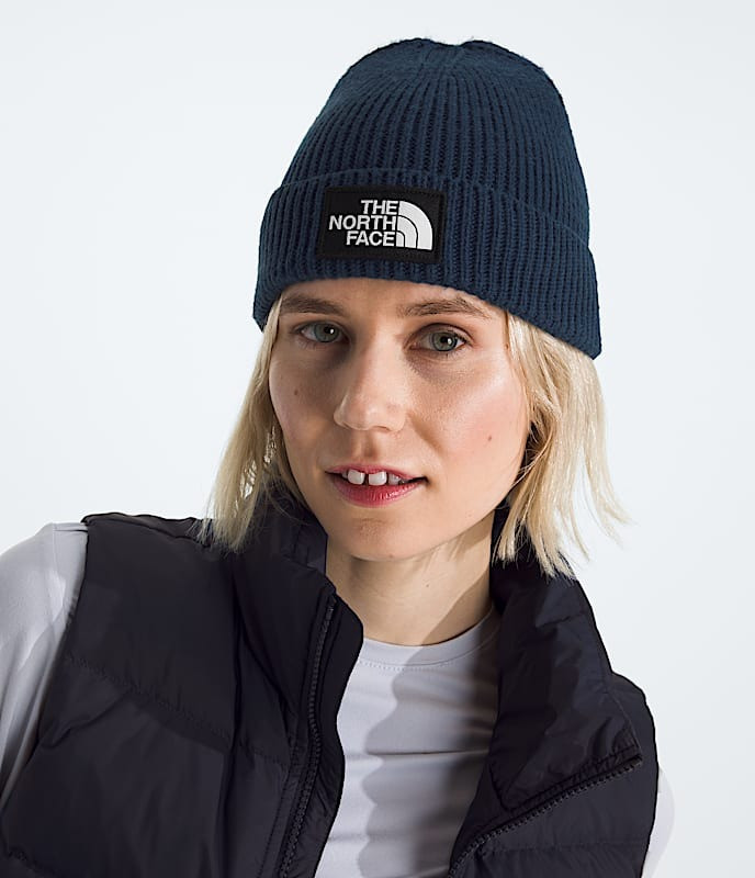 The North Face Logo Box Cuffed Beanie | TYLER'S The North Face Logo Box Cuffed Beanie | TYLER'S