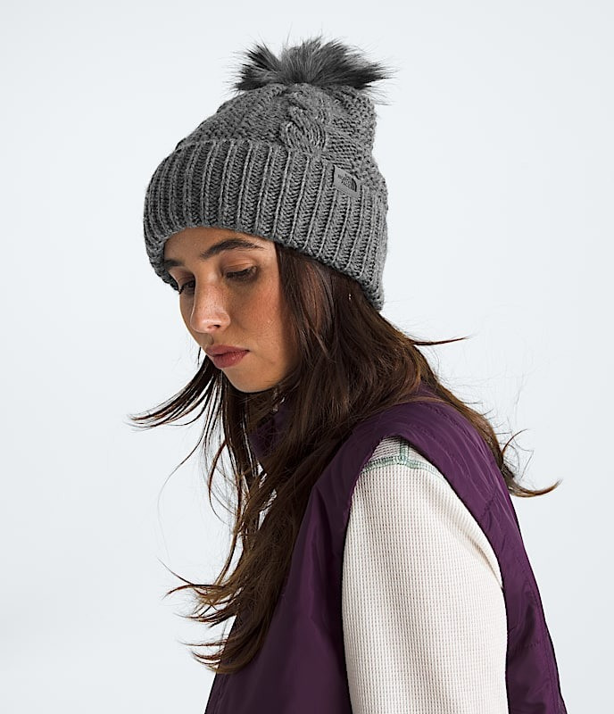 The North Face Women's Oh Mega Fur Pom Beanie | TYLER'S