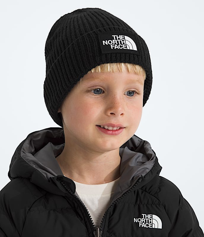 The North Face Kids' Logo Box Cuffed Beanie | TYLER'S