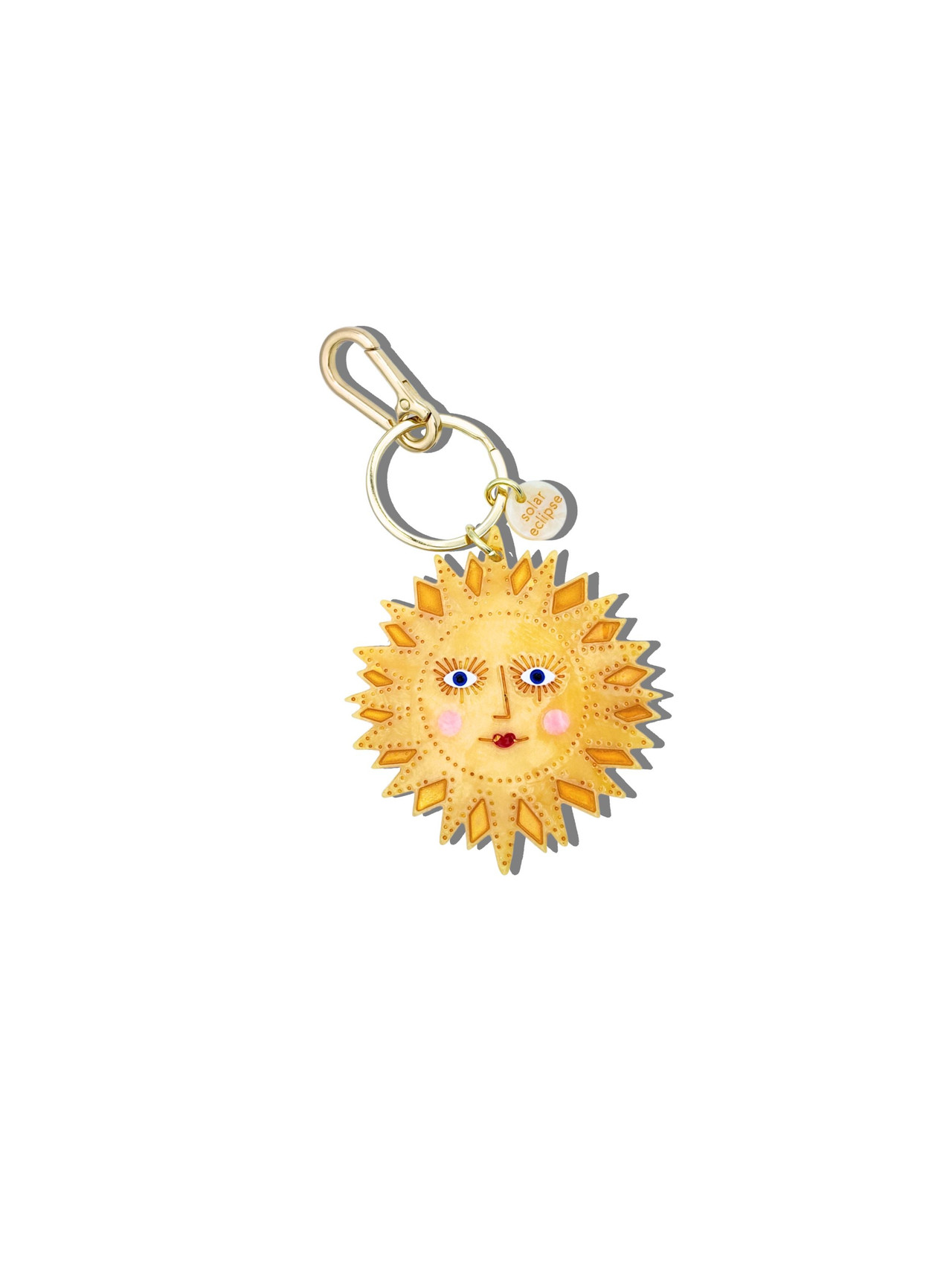 Solar Eclipse Hand Painted Key Chain | TYLER'S